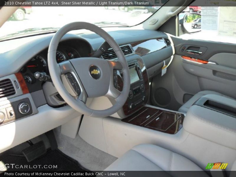Sheer Silver Metallic / Light Titanium/Dark Titanium 2010 Chevrolet Tahoe LTZ 4x4