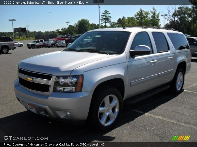 Sheer Silver Metallic / Ebony 2010 Chevrolet Suburban LT