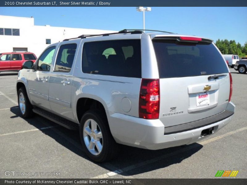 Sheer Silver Metallic / Ebony 2010 Chevrolet Suburban LT