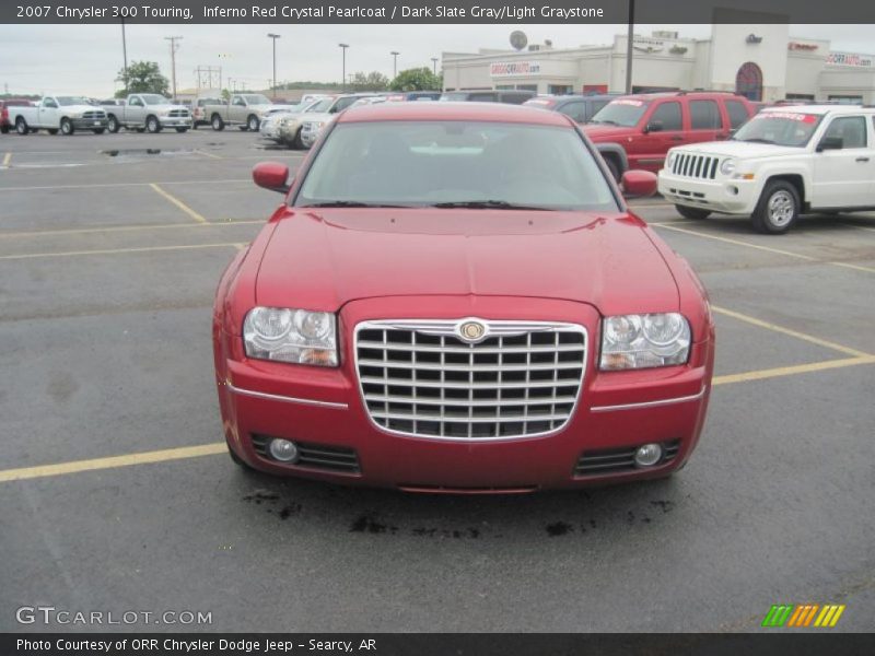 Inferno Red Crystal Pearlcoat / Dark Slate Gray/Light Graystone 2007 Chrysler 300 Touring