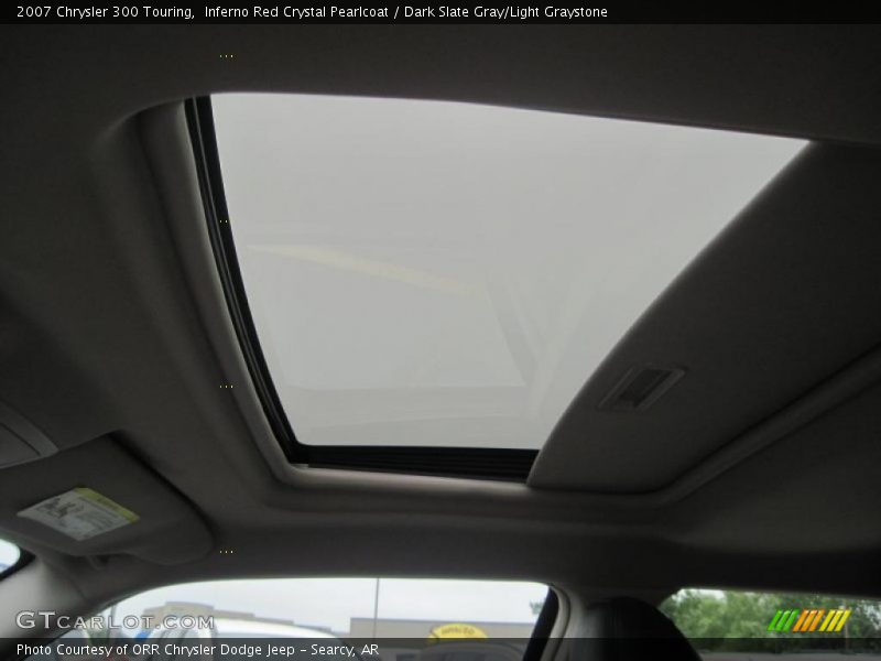 Inferno Red Crystal Pearlcoat / Dark Slate Gray/Light Graystone 2007 Chrysler 300 Touring