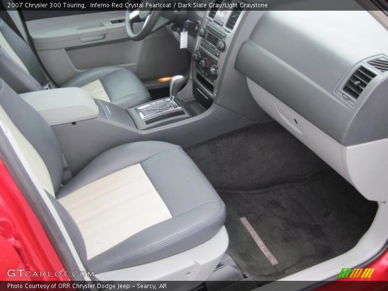 Inferno Red Crystal Pearlcoat / Dark Slate Gray/Light Graystone 2007 Chrysler 300 Touring