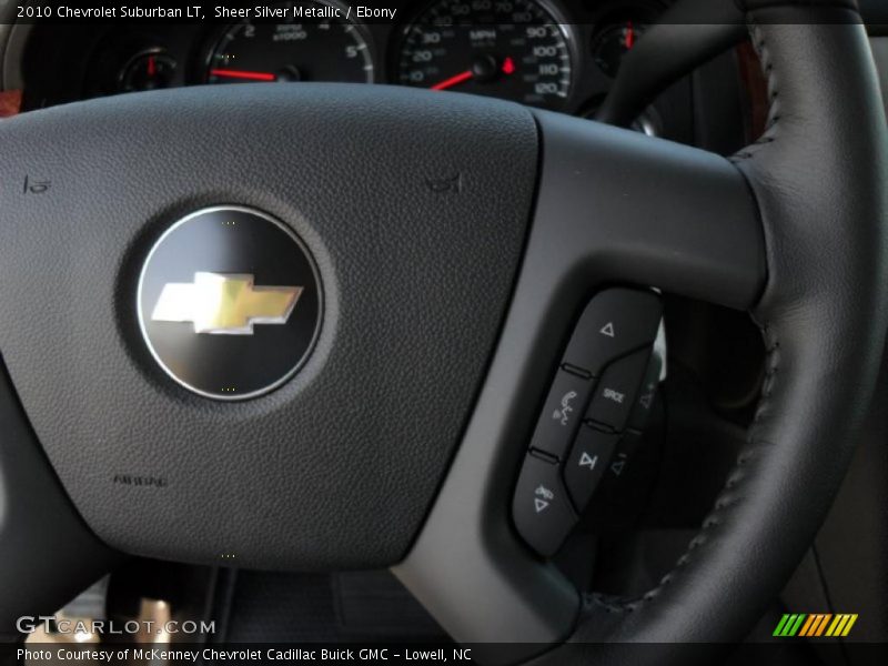 Sheer Silver Metallic / Ebony 2010 Chevrolet Suburban LT