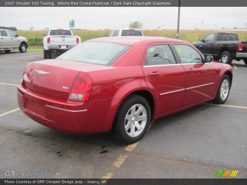 Inferno Red Crystal Pearlcoat / Dark Slate Gray/Light Graystone 2007 Chrysler 300 Touring