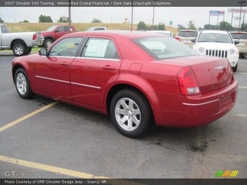 Inferno Red Crystal Pearlcoat / Dark Slate Gray/Light Graystone 2007 Chrysler 300 Touring