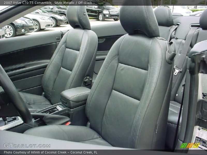 Silver Metallic / Off-Black 2007 Volvo C70 T5 Convertible