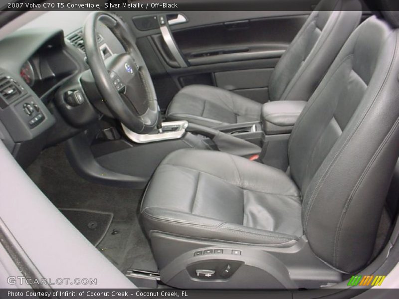 Silver Metallic / Off-Black 2007 Volvo C70 T5 Convertible