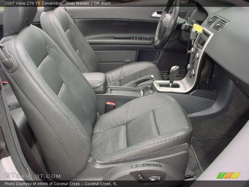 Silver Metallic / Off-Black 2007 Volvo C70 T5 Convertible