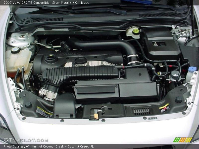 Silver Metallic / Off-Black 2007 Volvo C70 T5 Convertible