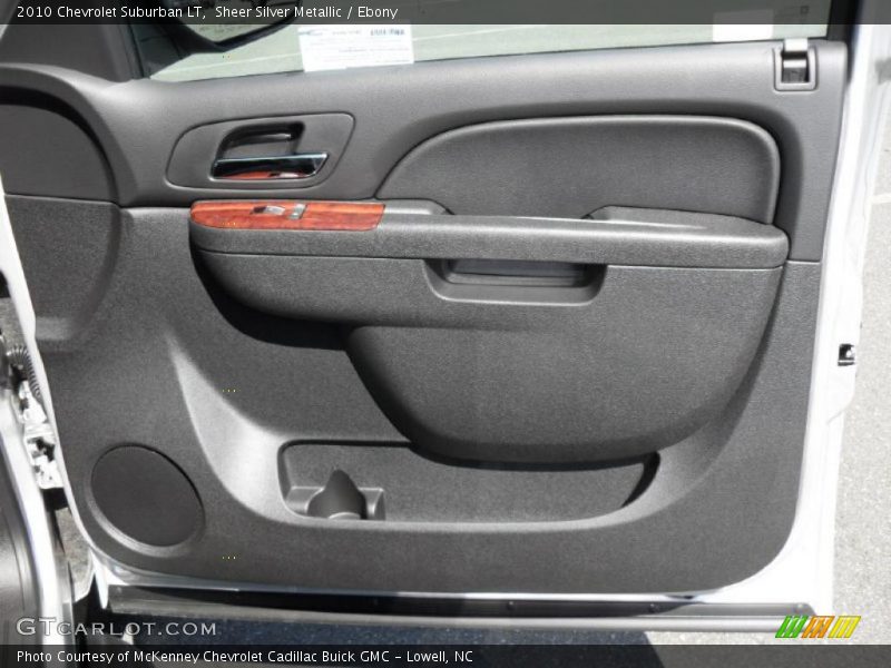 Sheer Silver Metallic / Ebony 2010 Chevrolet Suburban LT