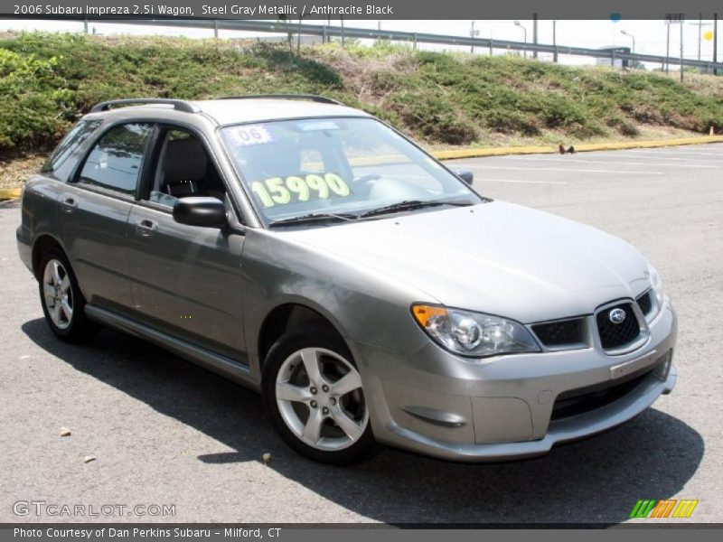 Steel Gray Metallic / Anthracite Black 2006 Subaru Impreza 2.5i Wagon