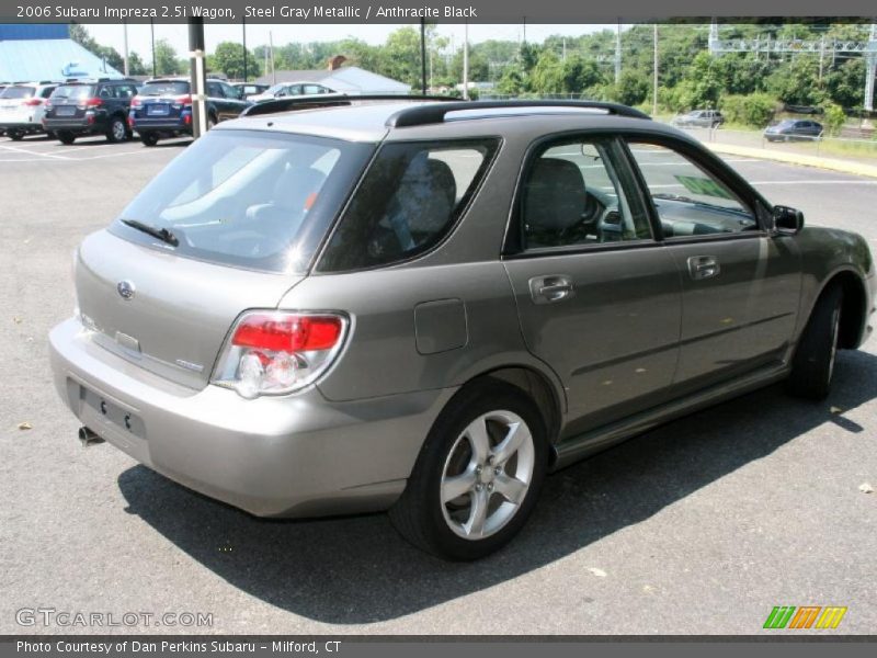 Steel Gray Metallic / Anthracite Black 2006 Subaru Impreza 2.5i Wagon