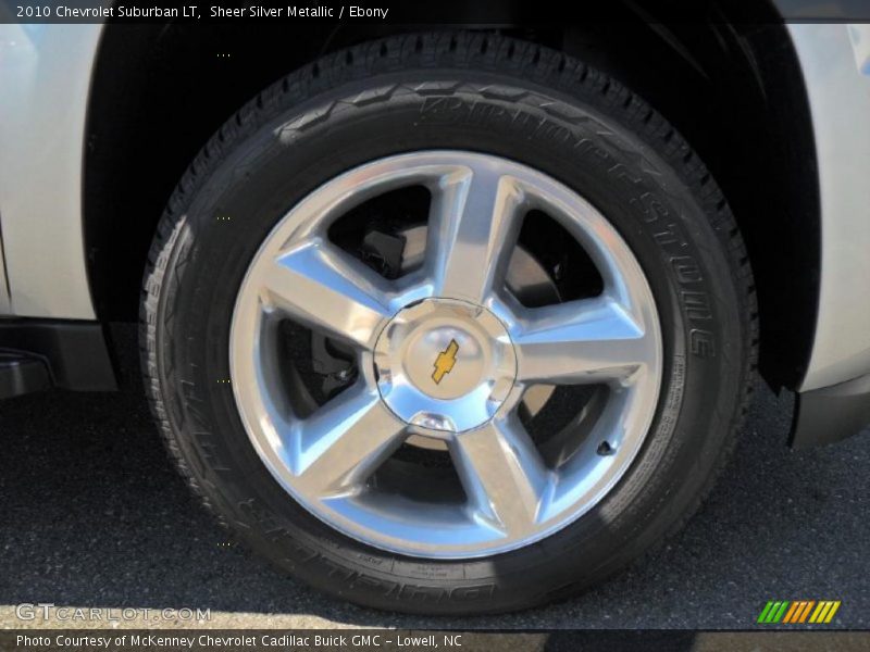Sheer Silver Metallic / Ebony 2010 Chevrolet Suburban LT