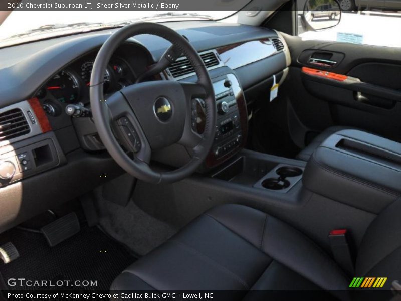 Sheer Silver Metallic / Ebony 2010 Chevrolet Suburban LT