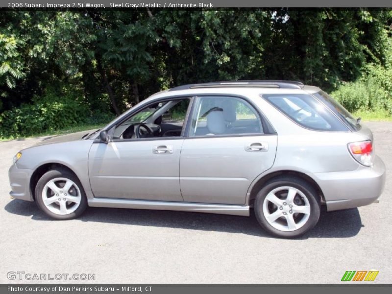 Steel Gray Metallic / Anthracite Black 2006 Subaru Impreza 2.5i Wagon