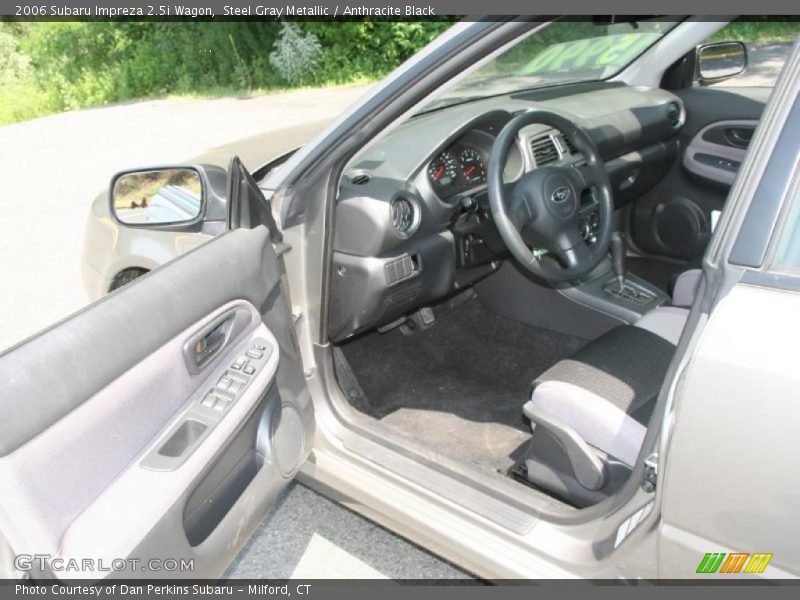 Steel Gray Metallic / Anthracite Black 2006 Subaru Impreza 2.5i Wagon