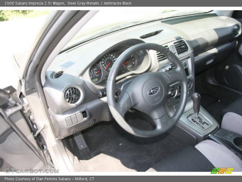 Steel Gray Metallic / Anthracite Black 2006 Subaru Impreza 2.5i Wagon