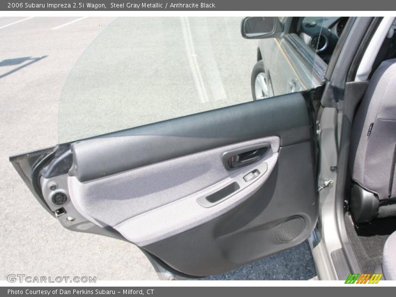 Steel Gray Metallic / Anthracite Black 2006 Subaru Impreza 2.5i Wagon