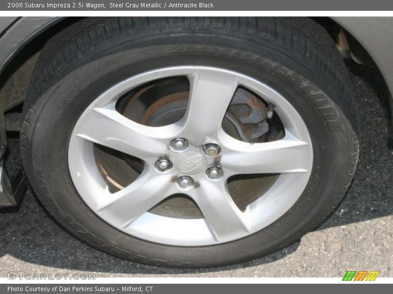 Steel Gray Metallic / Anthracite Black 2006 Subaru Impreza 2.5i Wagon