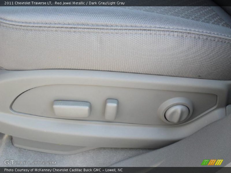 Red Jewel Metallic / Dark Gray/Light Gray 2011 Chevrolet Traverse LT
