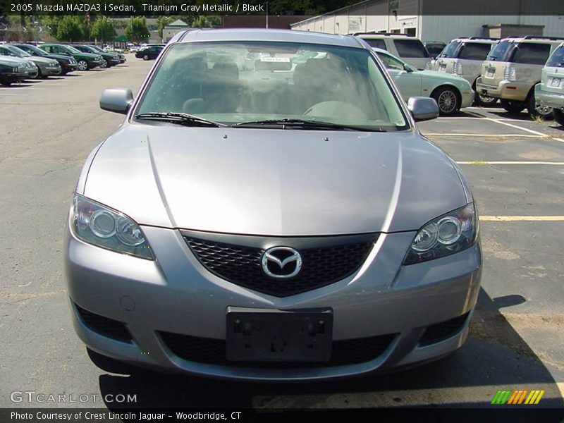 Titanium Gray Metallic / Black 2005 Mazda MAZDA3 i Sedan