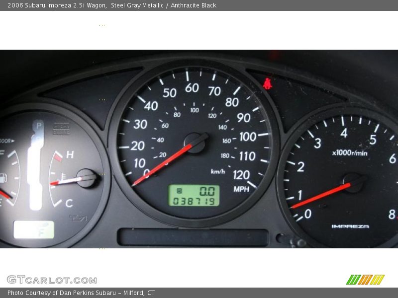 Steel Gray Metallic / Anthracite Black 2006 Subaru Impreza 2.5i Wagon