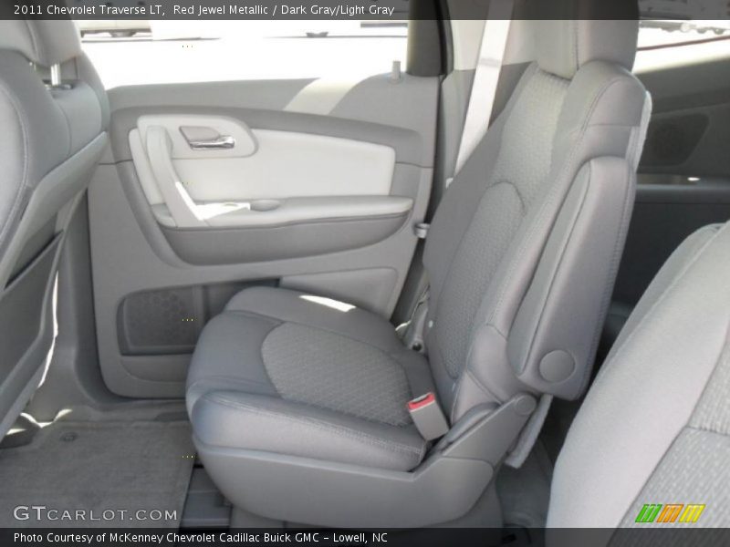 Red Jewel Metallic / Dark Gray/Light Gray 2011 Chevrolet Traverse LT