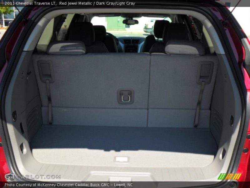 Red Jewel Metallic / Dark Gray/Light Gray 2011 Chevrolet Traverse LT