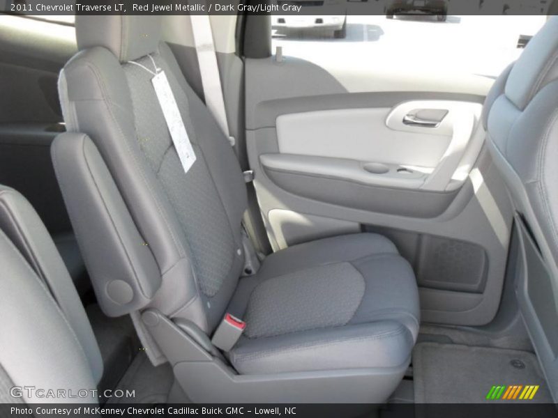 Red Jewel Metallic / Dark Gray/Light Gray 2011 Chevrolet Traverse LT