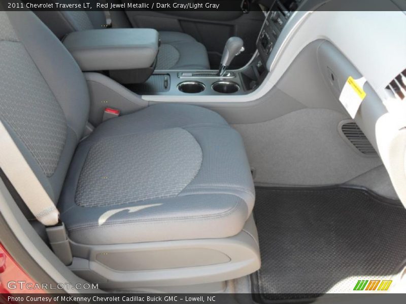 Red Jewel Metallic / Dark Gray/Light Gray 2011 Chevrolet Traverse LT