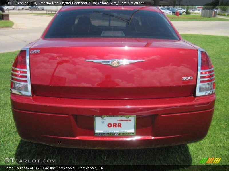 Inferno Red Crystal Pearlcoat / Dark Slate Gray/Light Graystone 2007 Chrysler 300