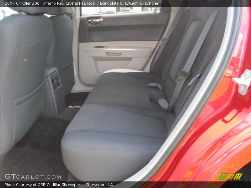 Inferno Red Crystal Pearlcoat / Dark Slate Gray/Light Graystone 2007 Chrysler 300