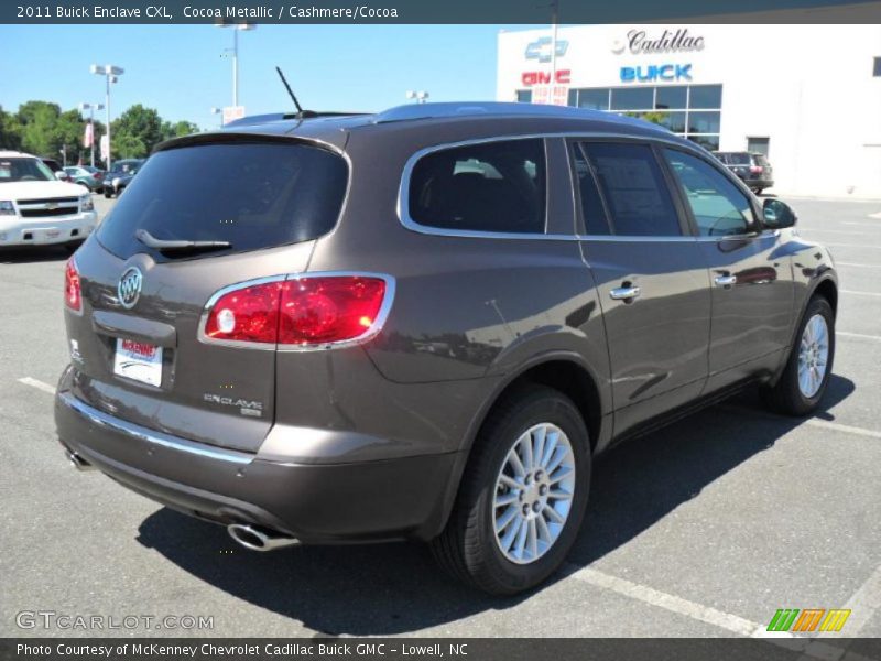 Cocoa Metallic / Cashmere/Cocoa 2011 Buick Enclave CXL
