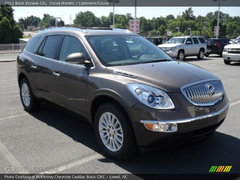 Cocoa Metallic / Cashmere/Cocoa 2011 Buick Enclave CXL