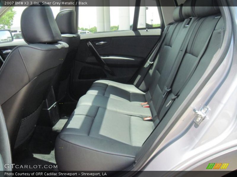 Silver Grey Metallic / Black 2007 BMW X3 3.0si