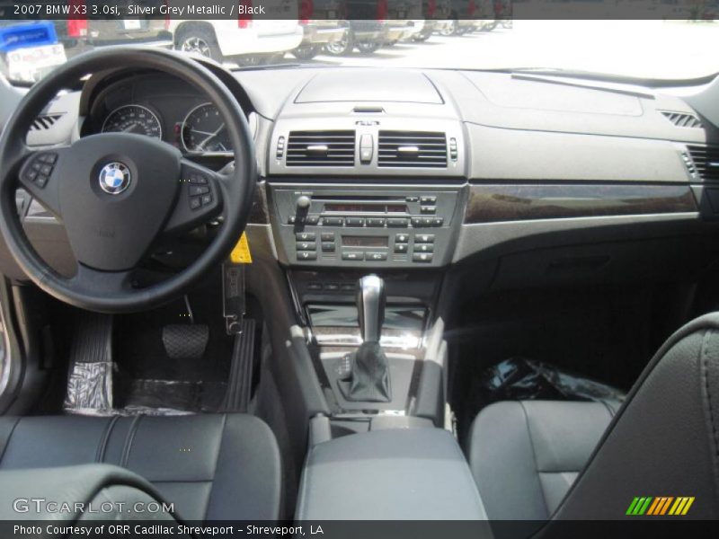Silver Grey Metallic / Black 2007 BMW X3 3.0si