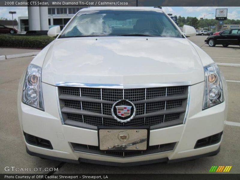 White Diamond Tri-Coat / Cashmere/Cocoa 2008 Cadillac CTS Sedan