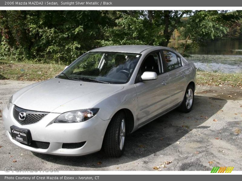 Sunlight Silver Metallic / Black 2006 Mazda MAZDA3 i Sedan