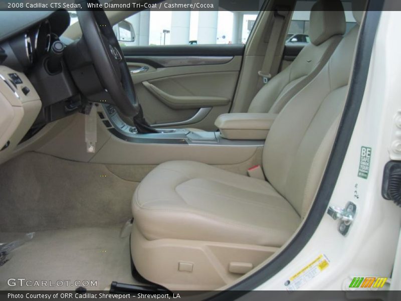 White Diamond Tri-Coat / Cashmere/Cocoa 2008 Cadillac CTS Sedan