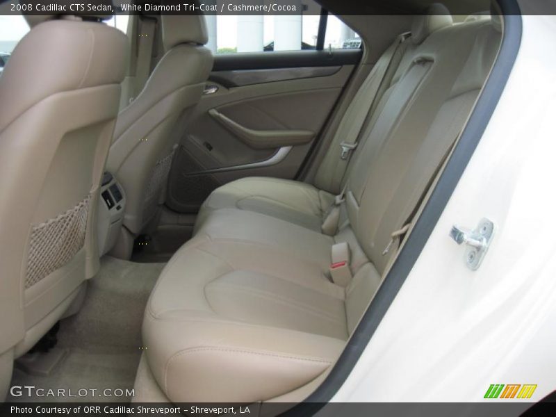 White Diamond Tri-Coat / Cashmere/Cocoa 2008 Cadillac CTS Sedan