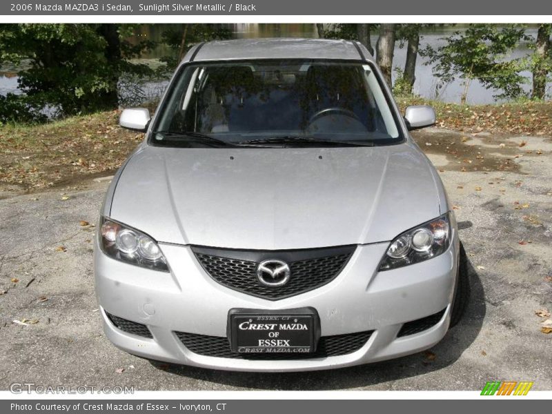 Sunlight Silver Metallic / Black 2006 Mazda MAZDA3 i Sedan