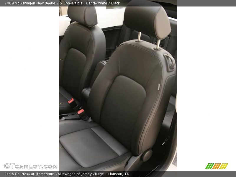 Candy White / Black 2009 Volkswagen New Beetle 2.5 Convertible