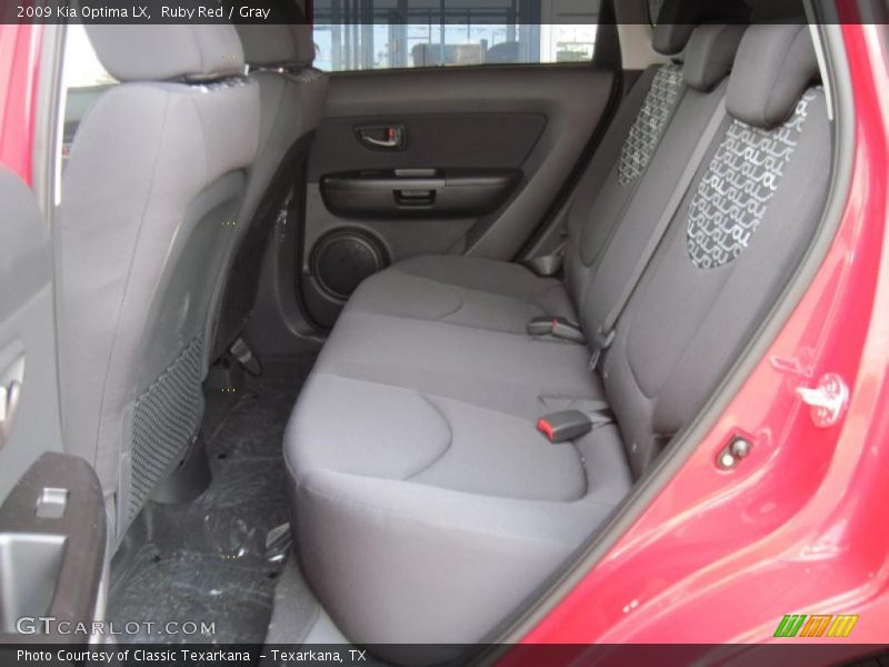 Ruby Red / Gray 2009 Kia Optima LX