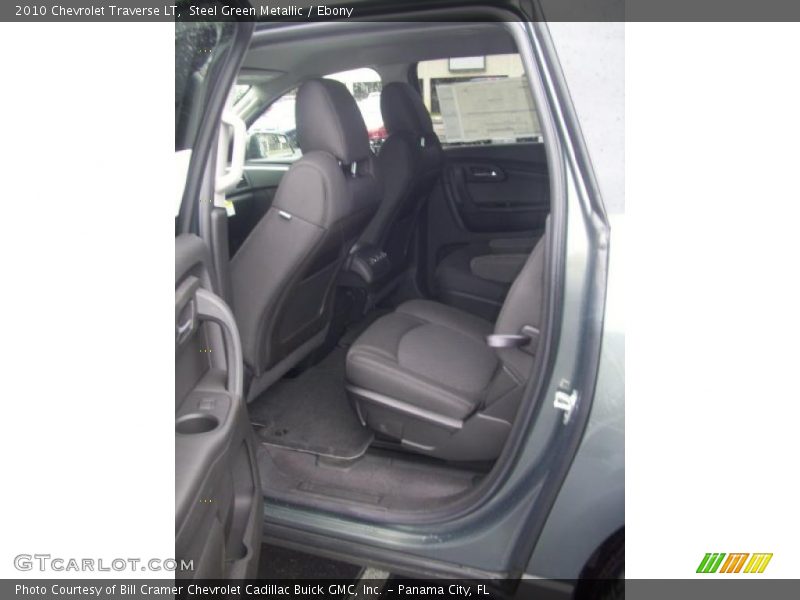 Steel Green Metallic / Ebony 2010 Chevrolet Traverse LT