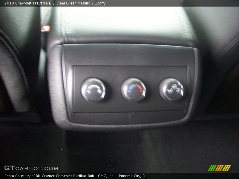 Steel Green Metallic / Ebony 2010 Chevrolet Traverse LT