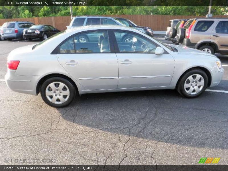 Radiant Silver / Gray 2010 Hyundai Sonata GLS