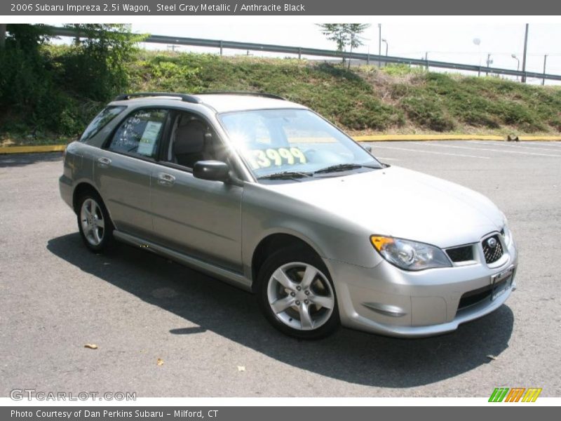 Steel Gray Metallic / Anthracite Black 2006 Subaru Impreza 2.5i Wagon