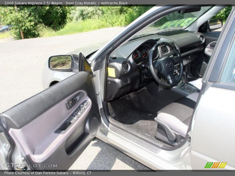 Steel Gray Metallic / Anthracite Black 2006 Subaru Impreza 2.5i Wagon