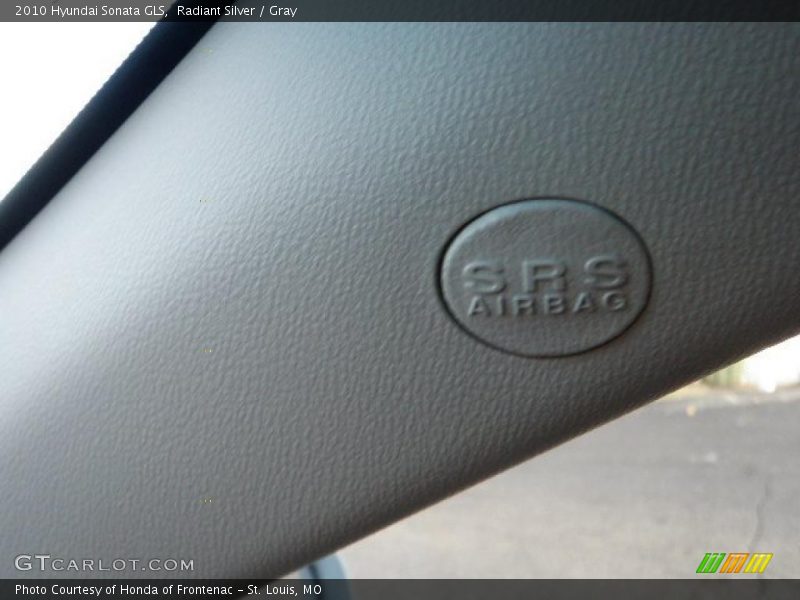 Radiant Silver / Gray 2010 Hyundai Sonata GLS