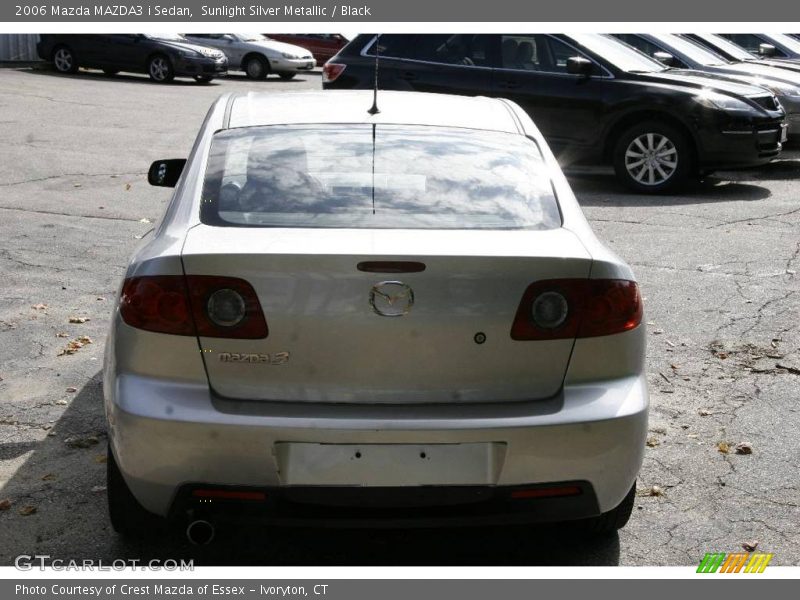 Sunlight Silver Metallic / Black 2006 Mazda MAZDA3 i Sedan